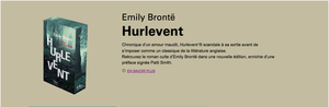 Vignette Hurlevent Emily Bronte