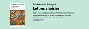 Vignette Lettres Sévigné