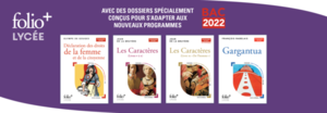 Les nouveautés Folio + lycée  pour le bac de français sont en librairie !