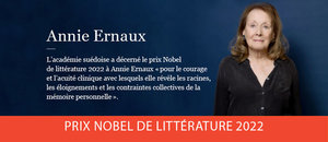 Annie Ernaux. Prix Nobel de littérature 2022