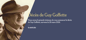 Disparition de Guy Goffette