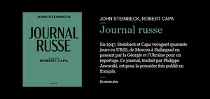 Journal russe - John Steinbeck et Robert Capa